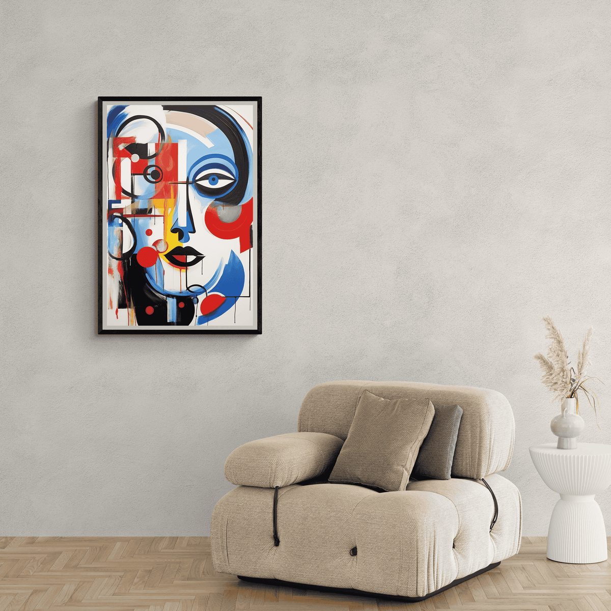 Modern Art Picasso en un interior