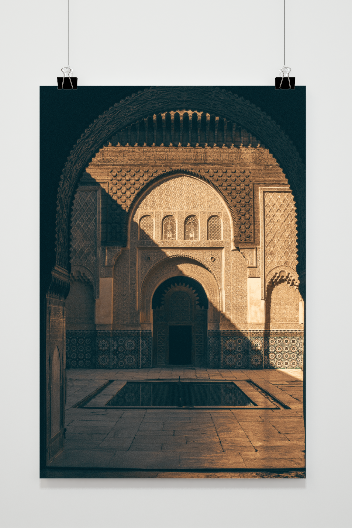 Affiche Marrakech Poort de 25 Artstreet