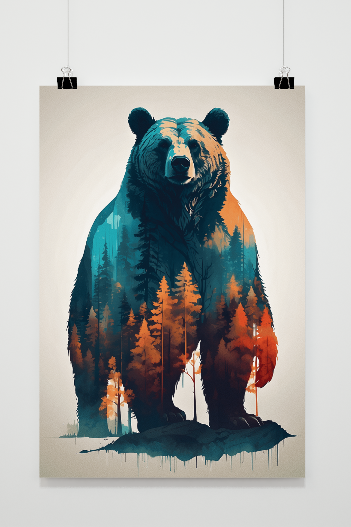 Póster Cerveza en el Bosque de 25 Artstreet