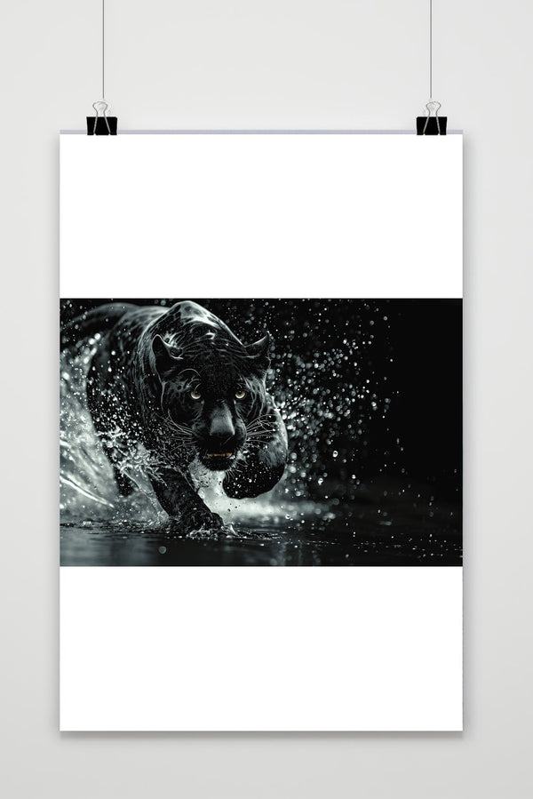 Zwarte Panter Water poster
