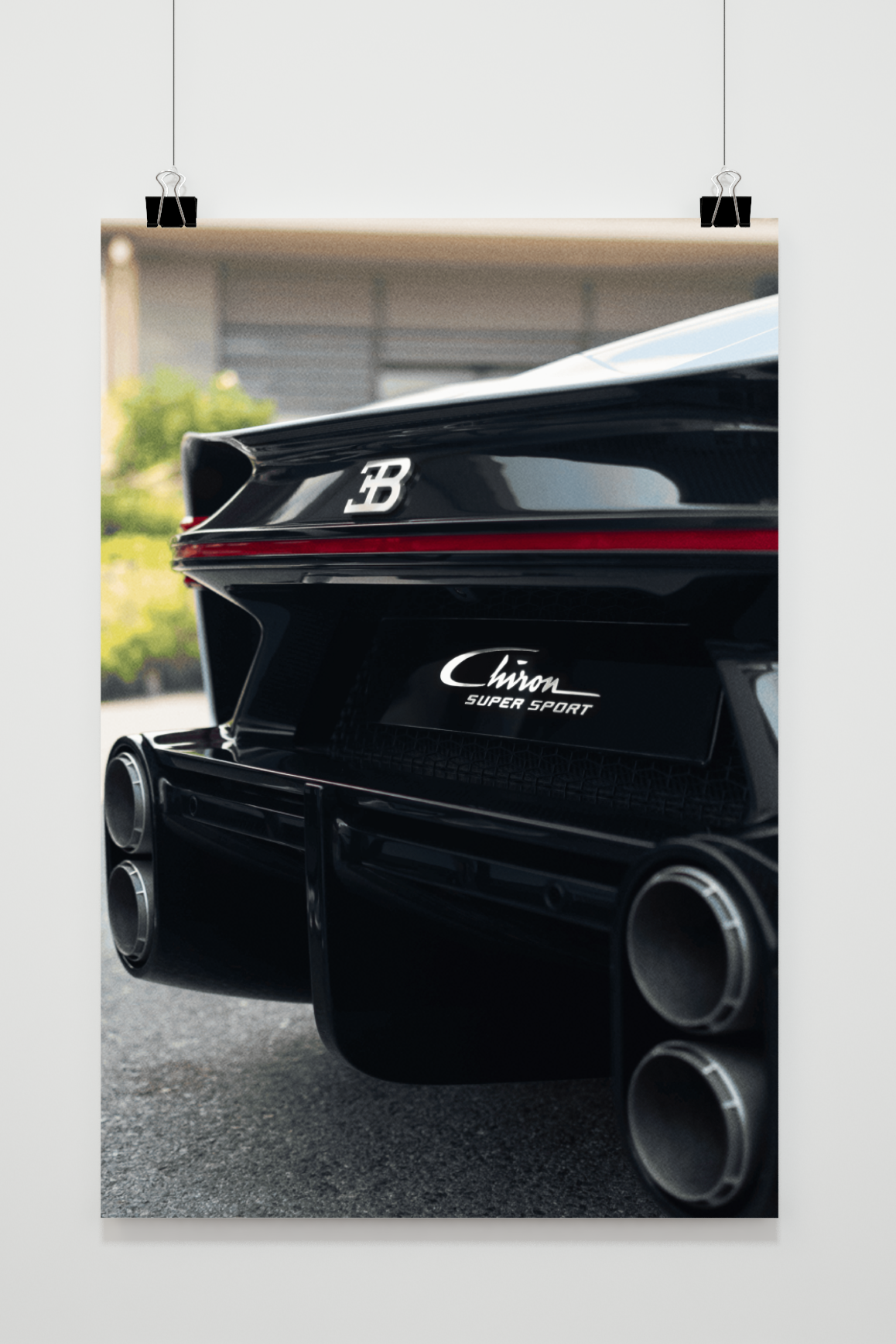 Póster Bugatti Chiron de 25 Artstreet