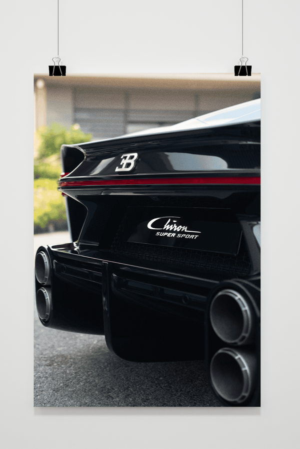 Bugatti Chiron poster