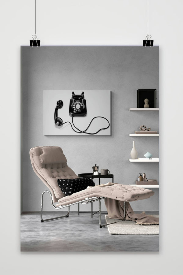 Old Telephone poster