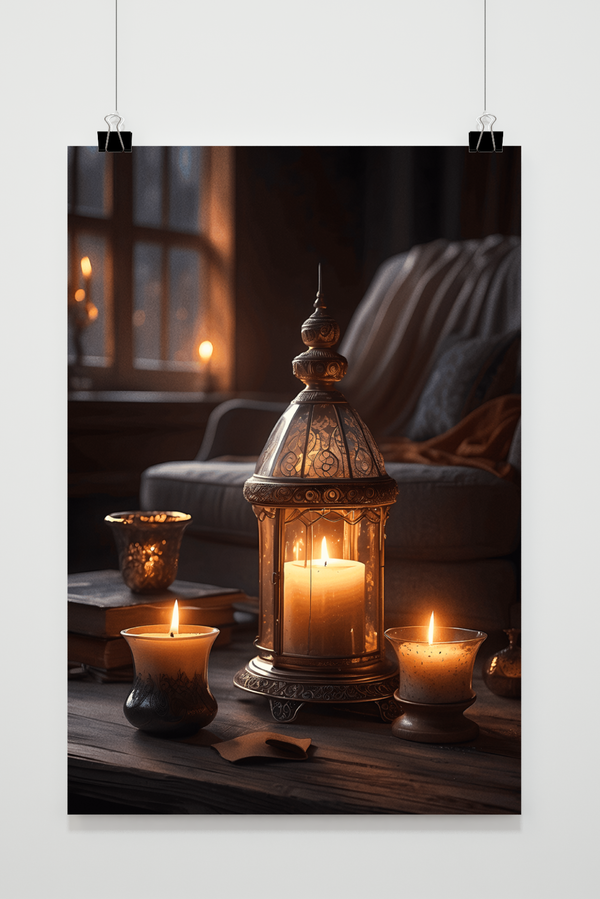 Affiche Bougies Arabes