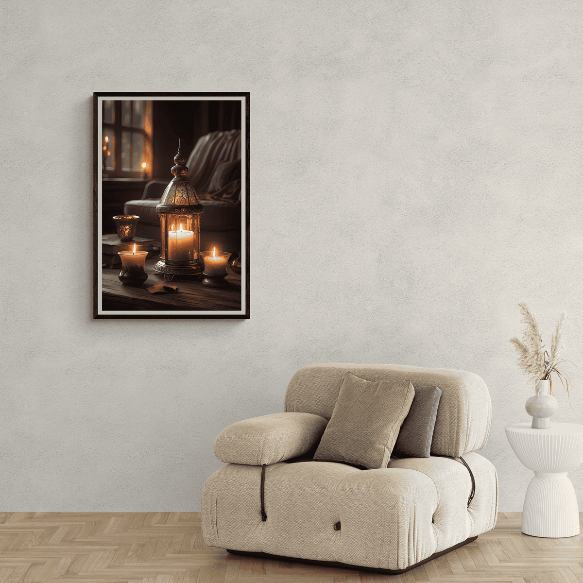 Velas Árabes en un interior