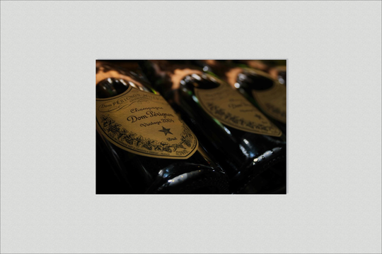 Bottles of Dom Perignon