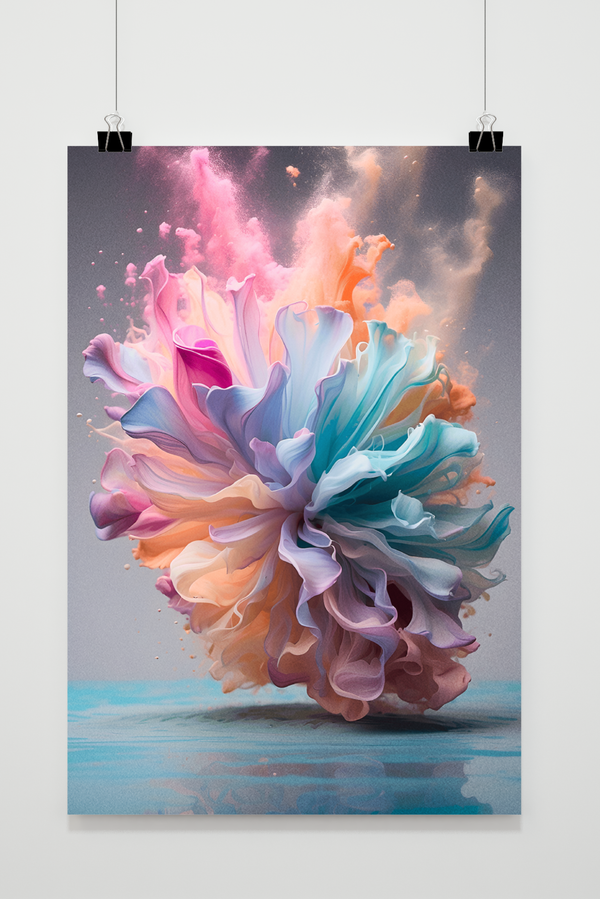 Kleurenbom poster