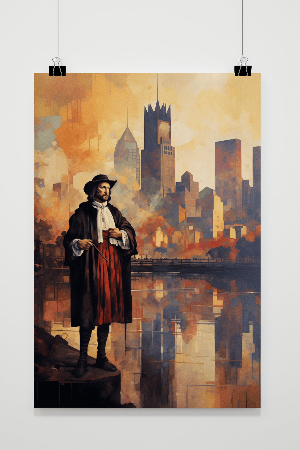 Affiche Columbus de 25 Artstreet