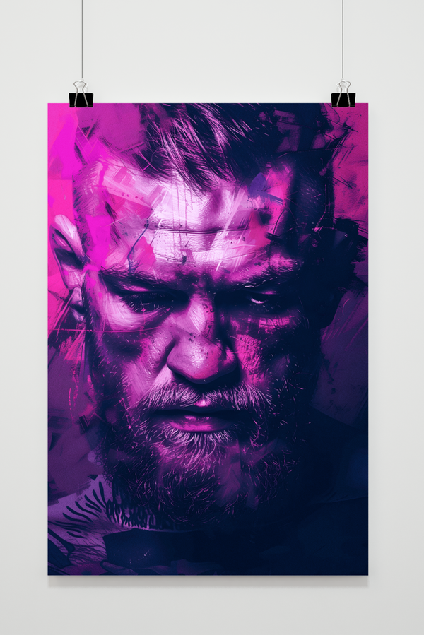 Conor McGregor Lila Poster