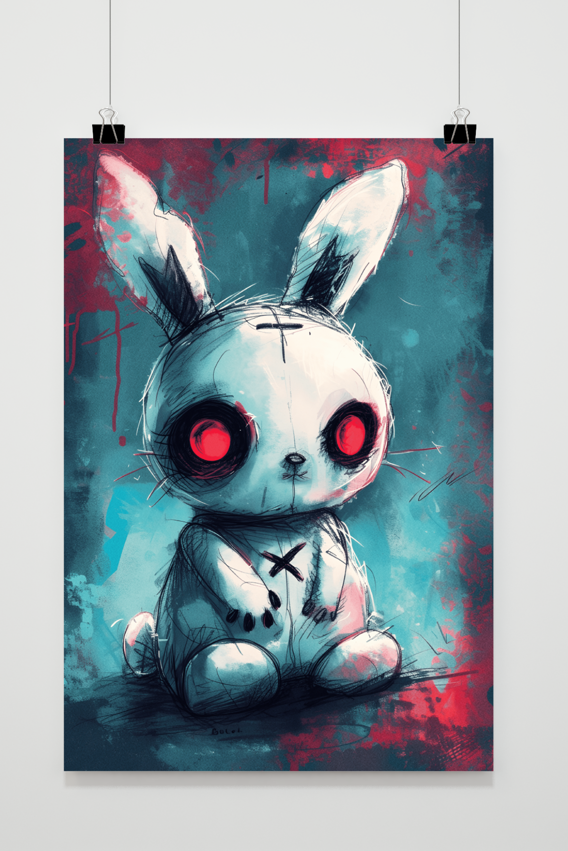 Póster Horror Conejo de 25 Artstreet