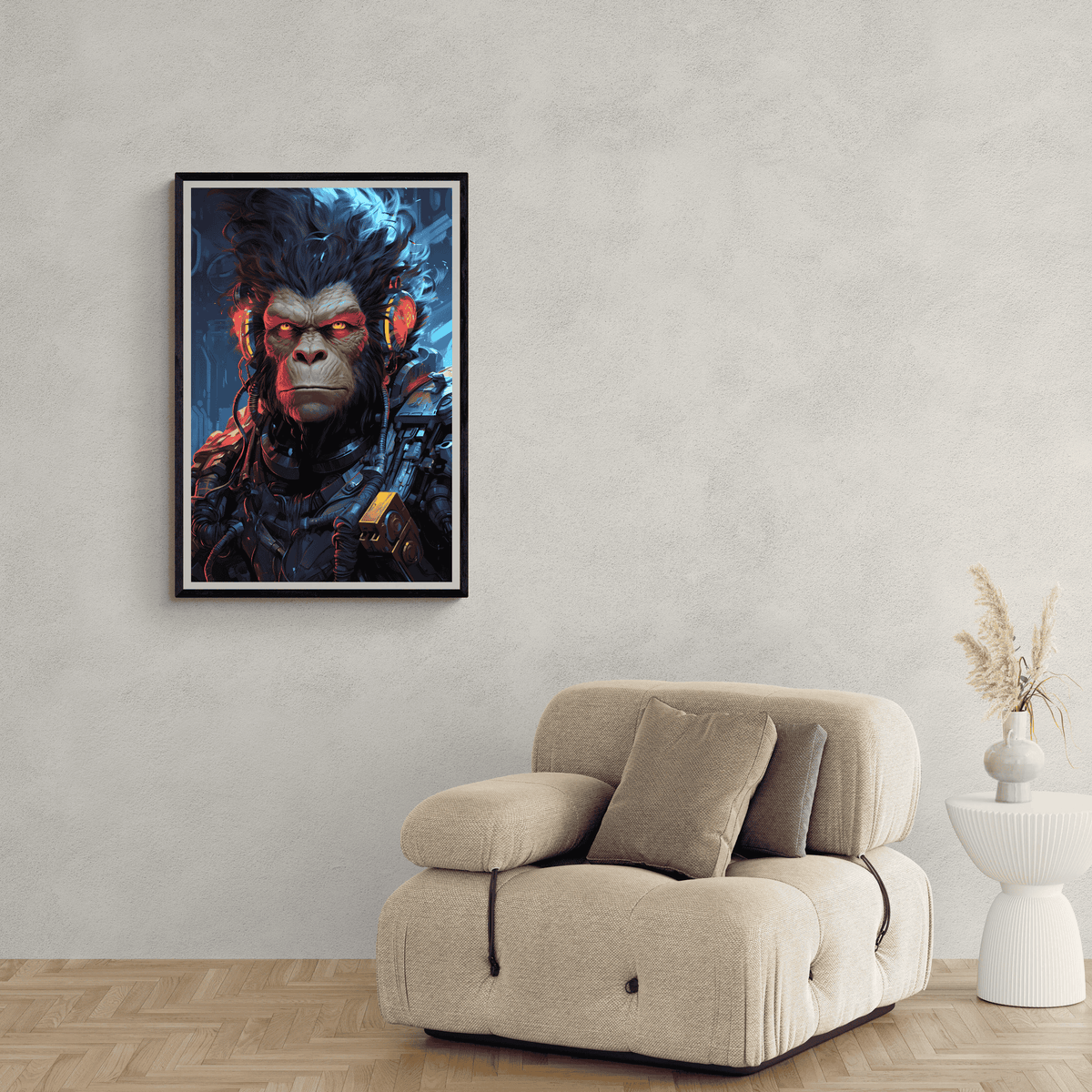 Cyber Aap dans un intérieur