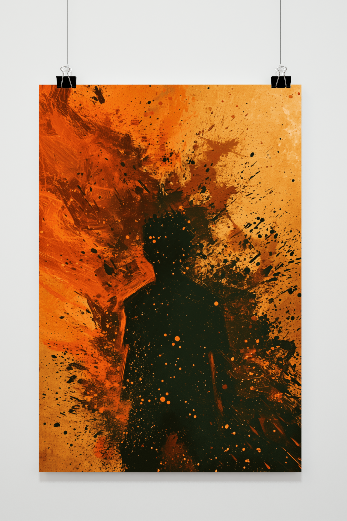 Póster Silhoutte Splash de 25 Artstreet