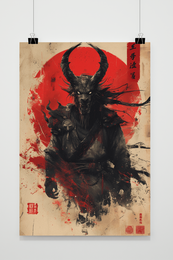 Japanischer Dämon Poster