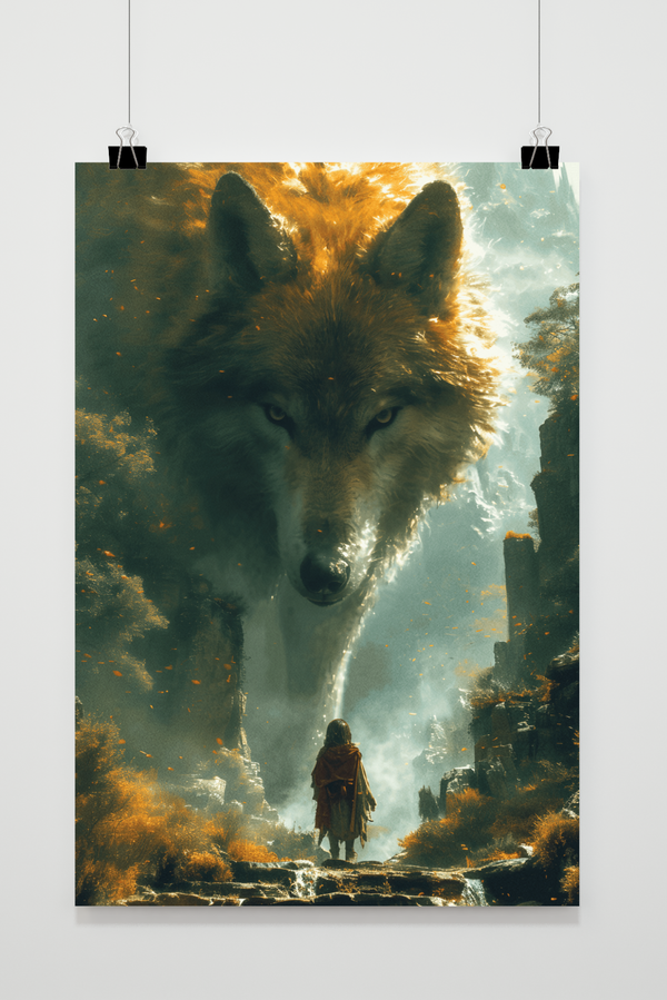 Grote Boze Wolf poster