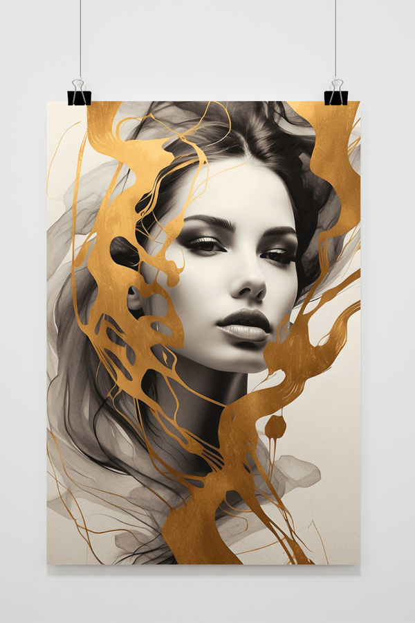 Gold Aesthetic poster