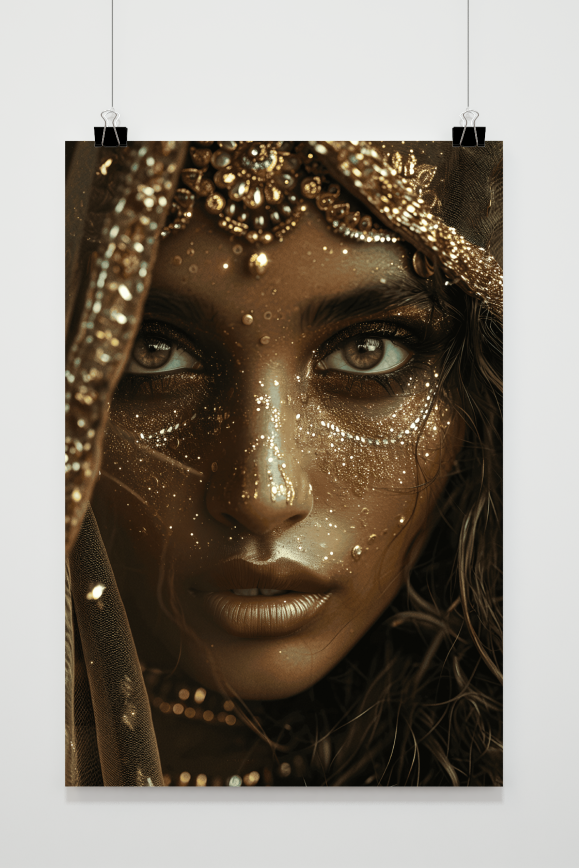 Póster Maquillaje Dorado de 25 Artstreet