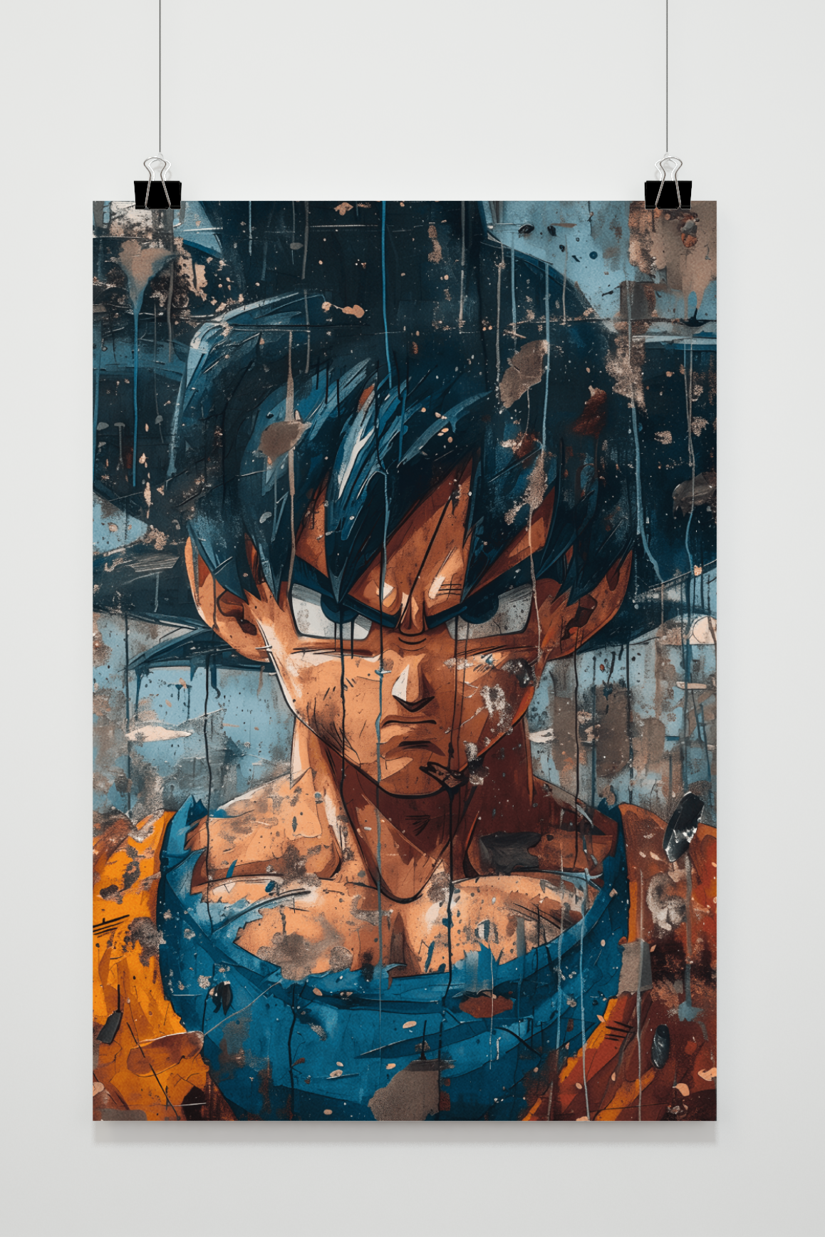 Póster Goku Abstract de 25 Artstreet