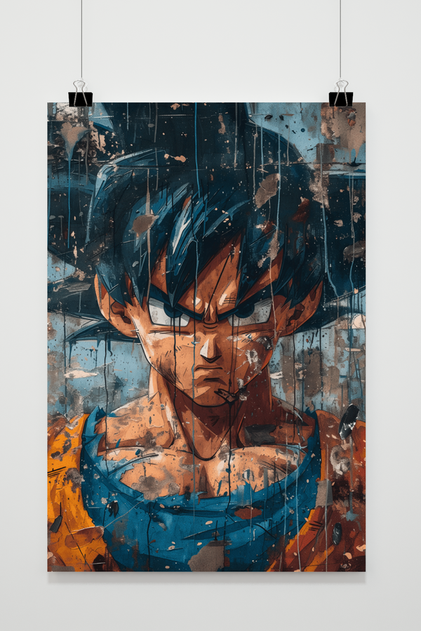 Goku Abstract poster
