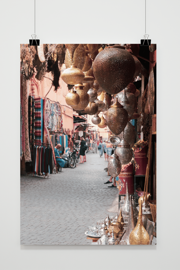 Póster Mercado Marroquí