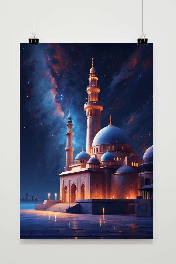 Affiche Mosquée Arabe