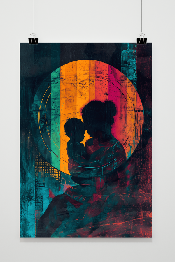 Mutter und Kind Poster