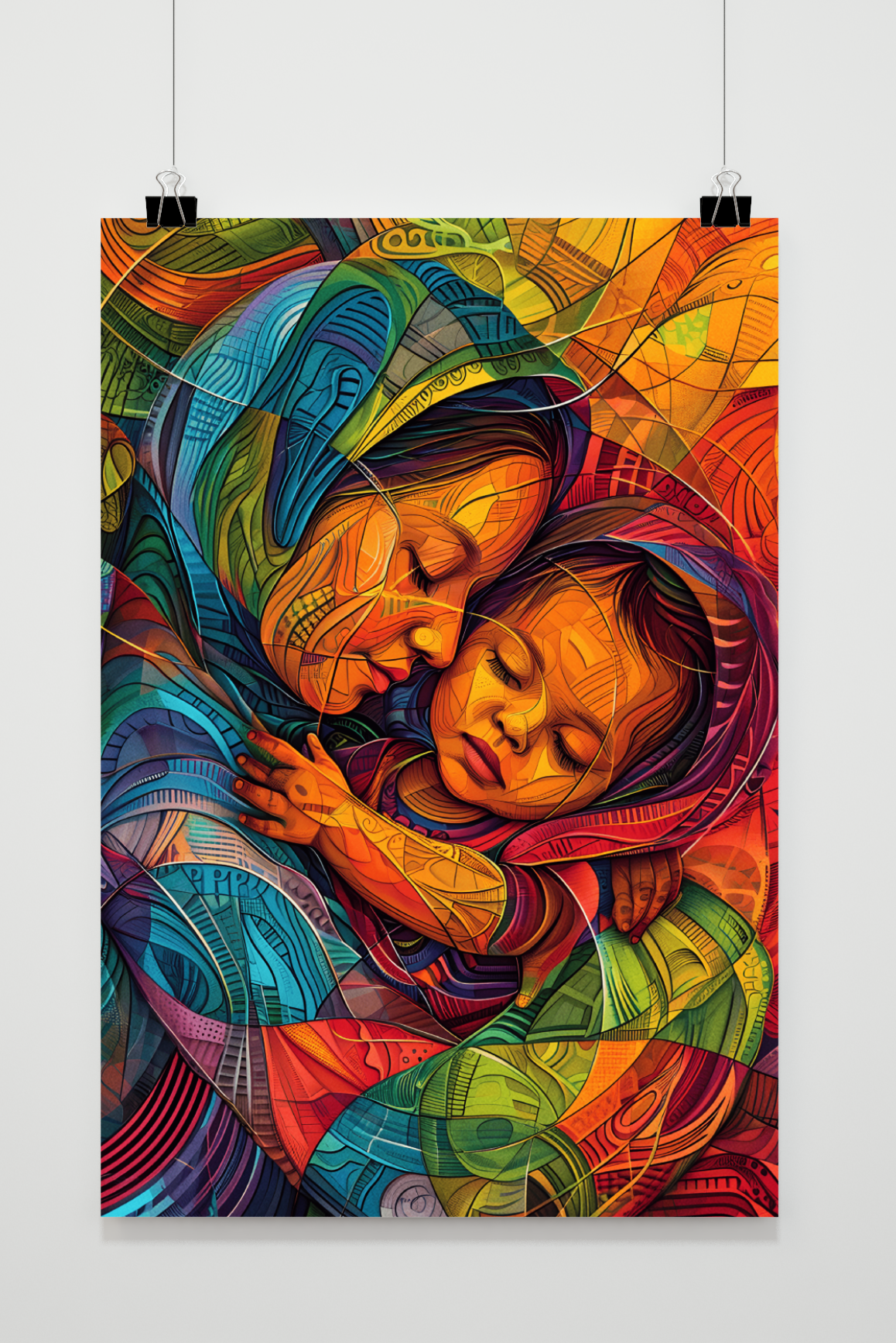 Póster Madre e Hijo de 25 Artstreet