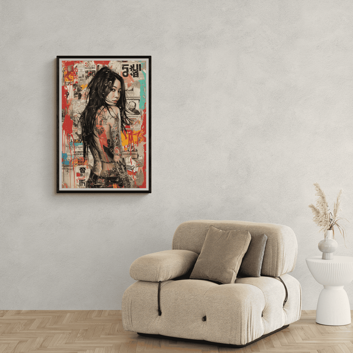 Pop Art Japonés en un interior