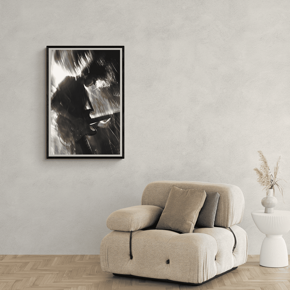 Rock Abstract en un interior
