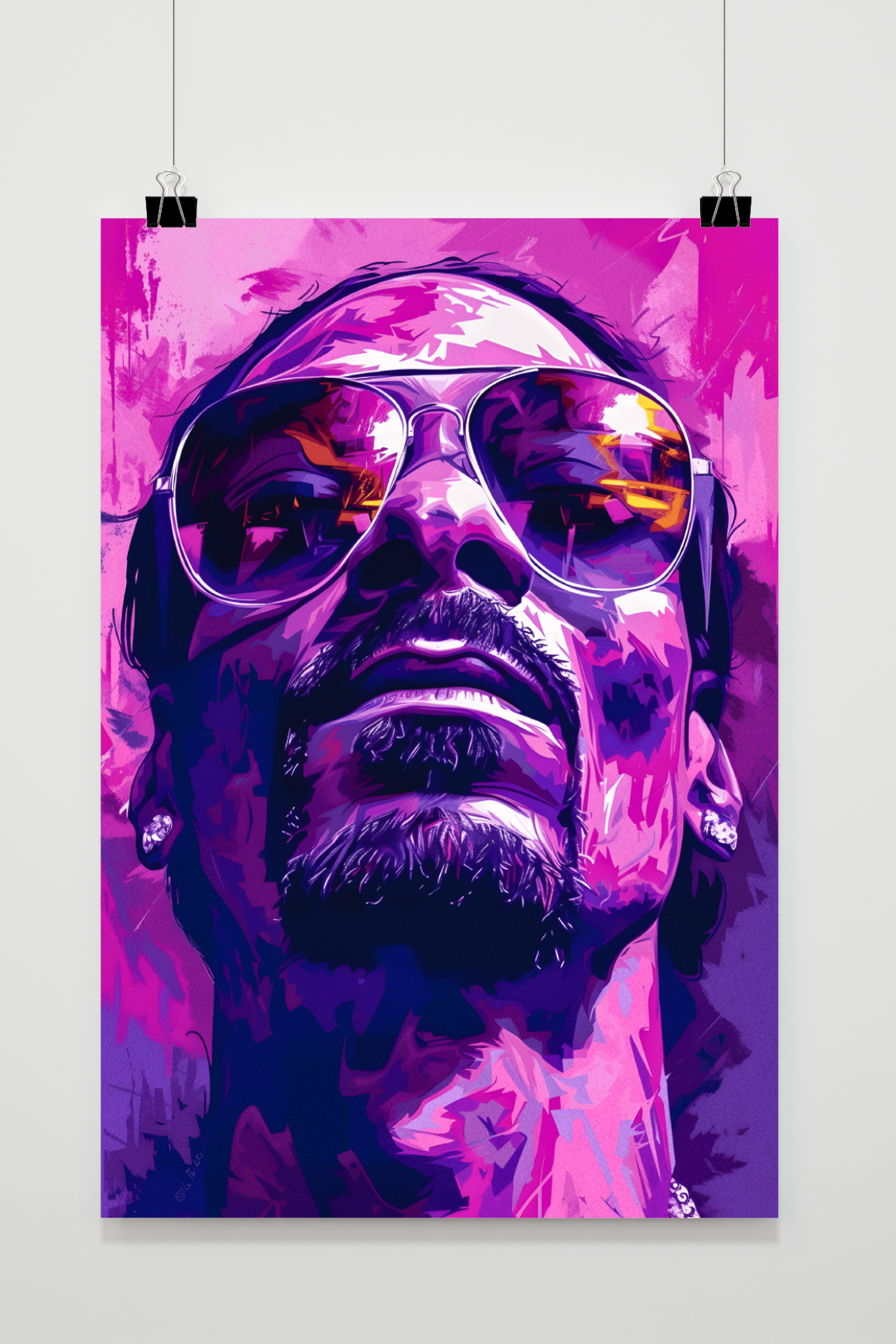 Póster Snoop Dogg Morado de 25 Artstreet