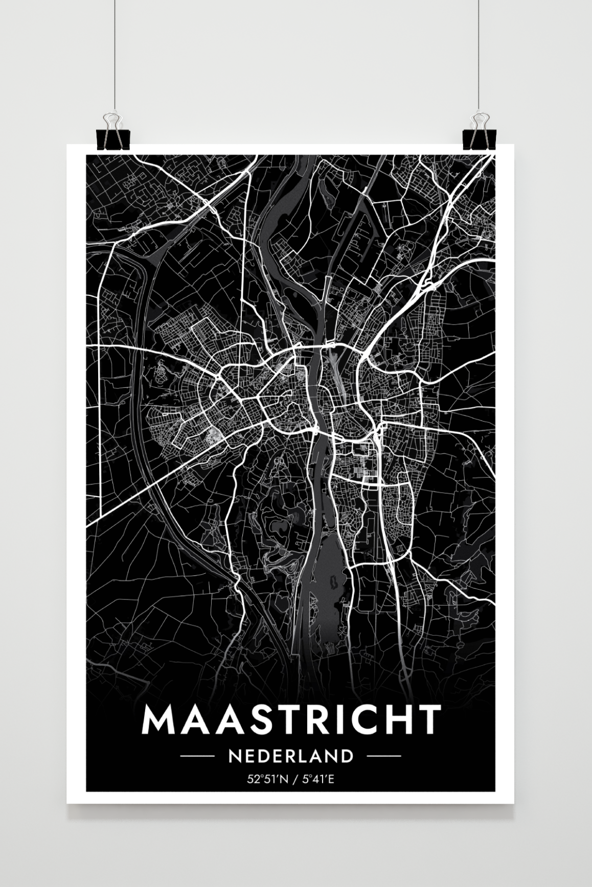 Maastricht Map en un interior