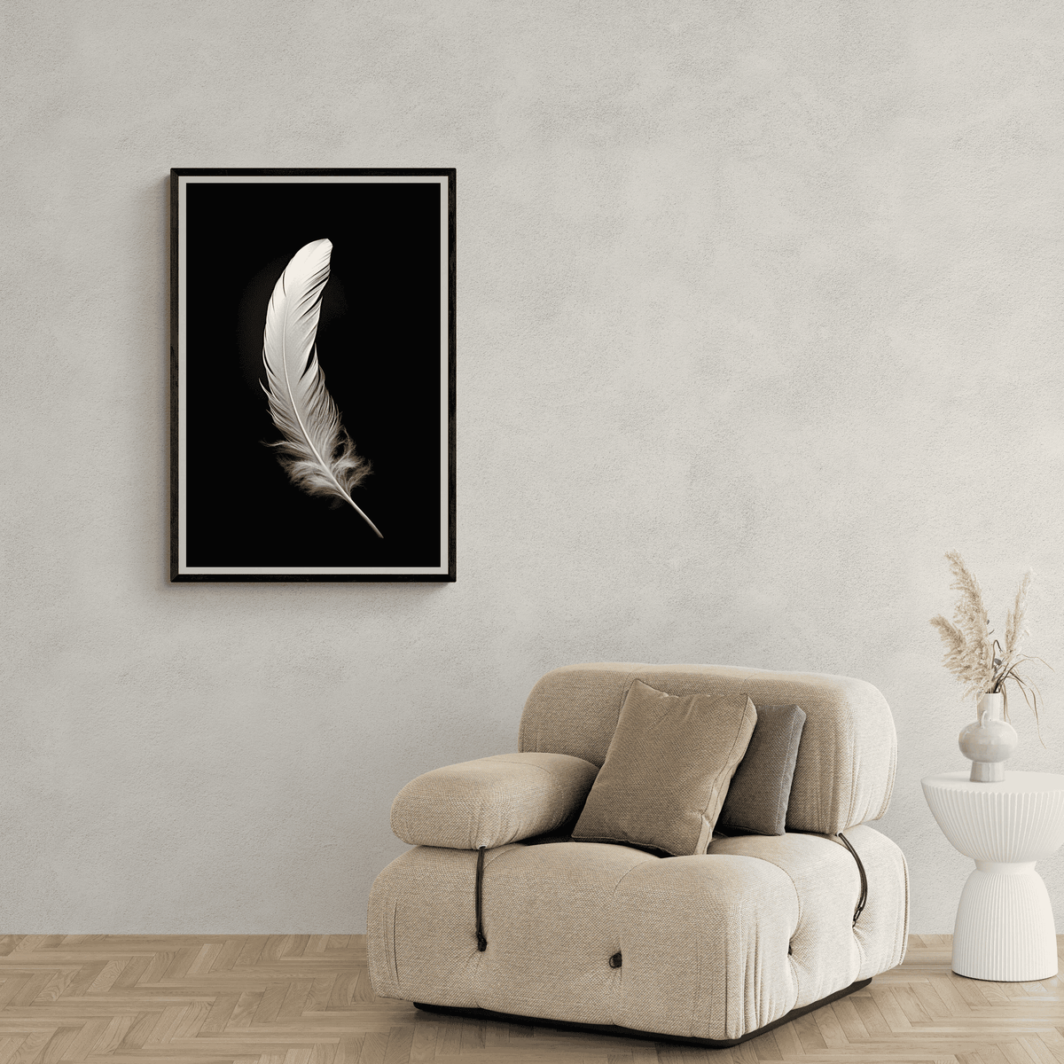 Aesthetic Pluma en un interior