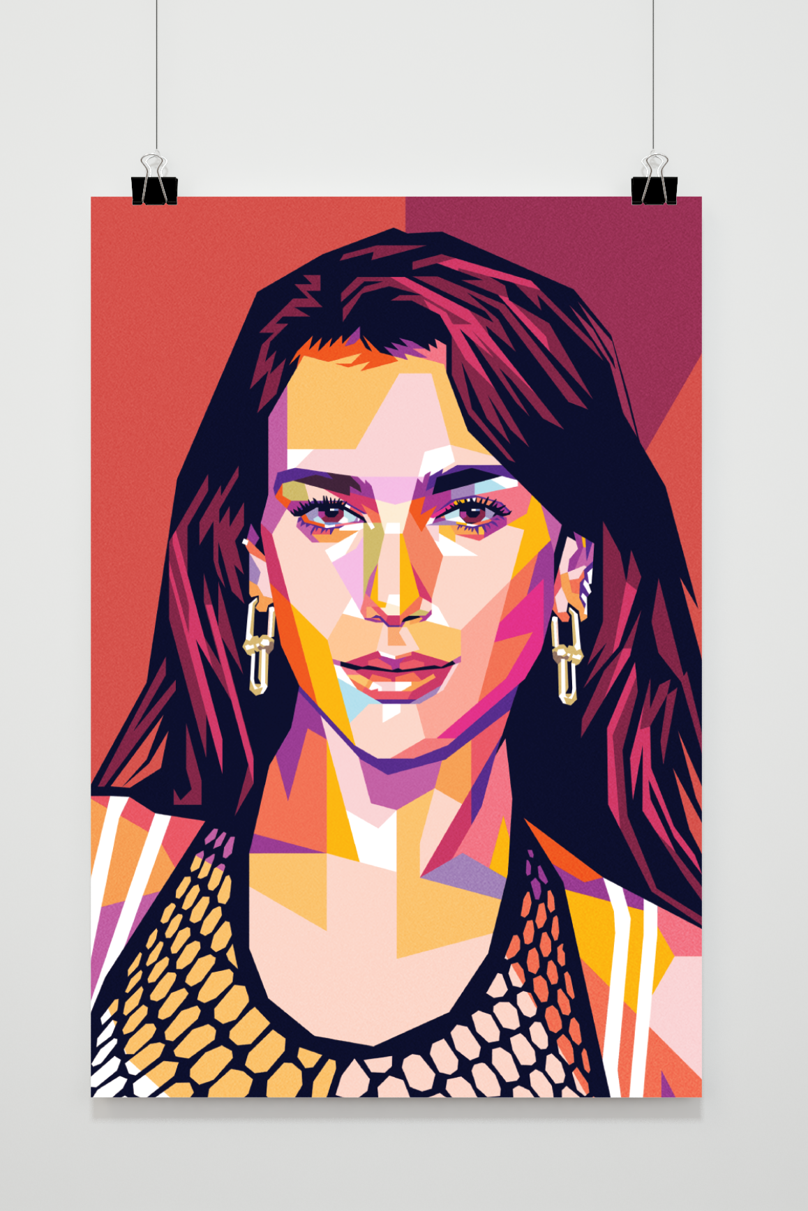 Póster Dua Lipa de 25 Artstreet