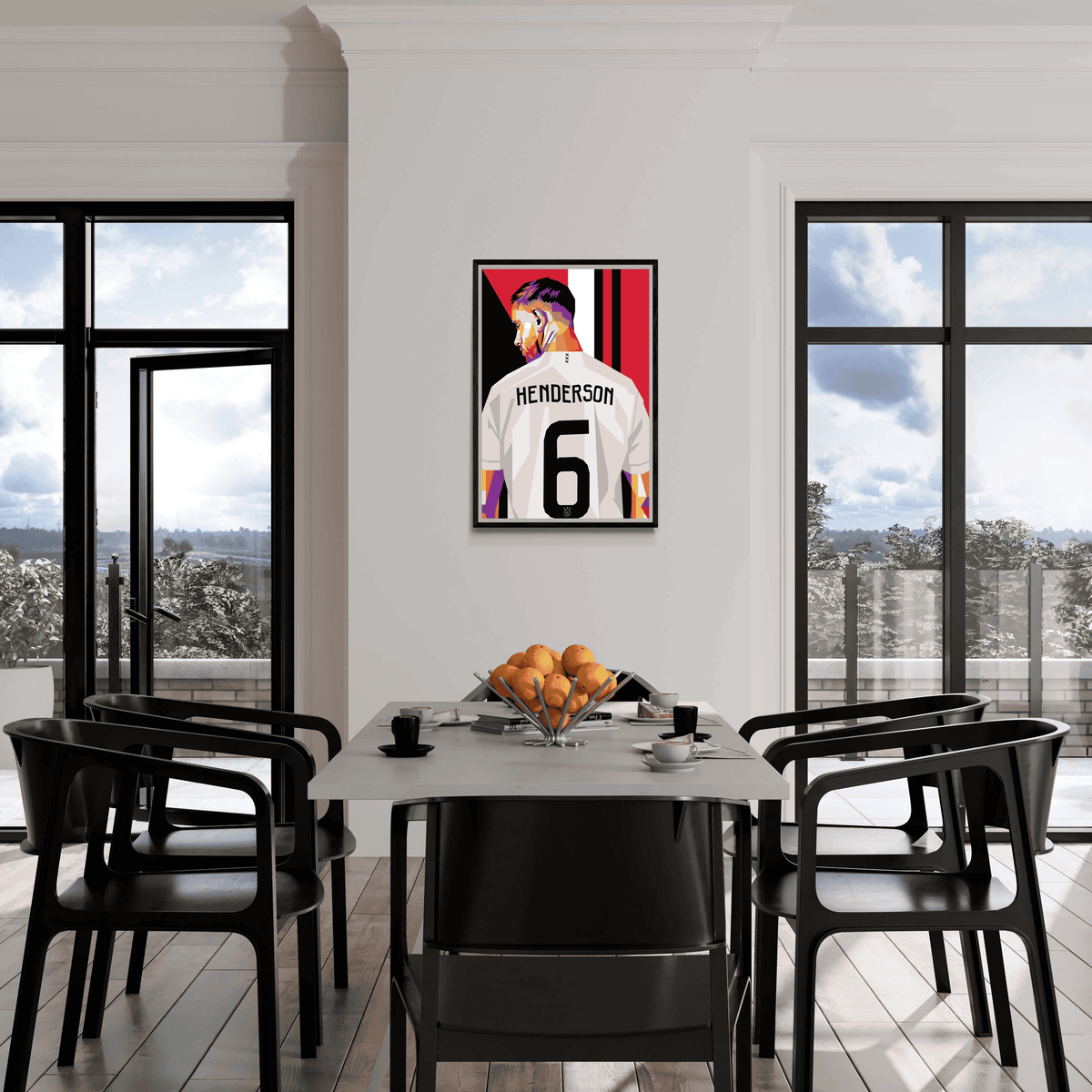Henderson dans un intérieur