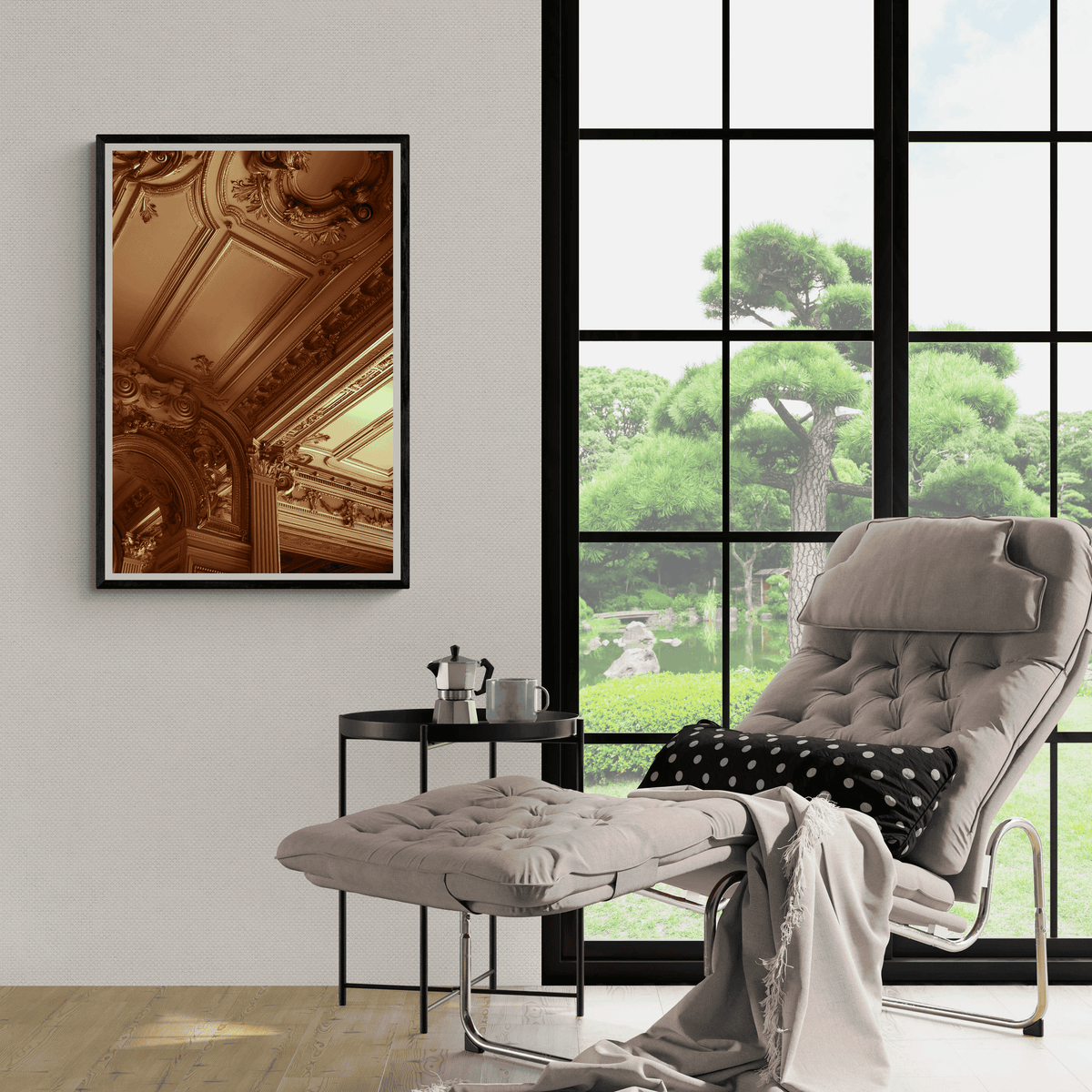 Techo Bronce en un interior