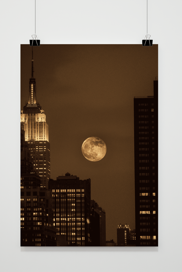 Póster Luna en la Ciudad