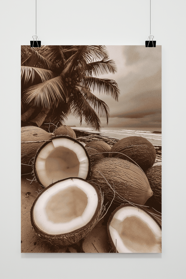 Kokosnoten Strand poster