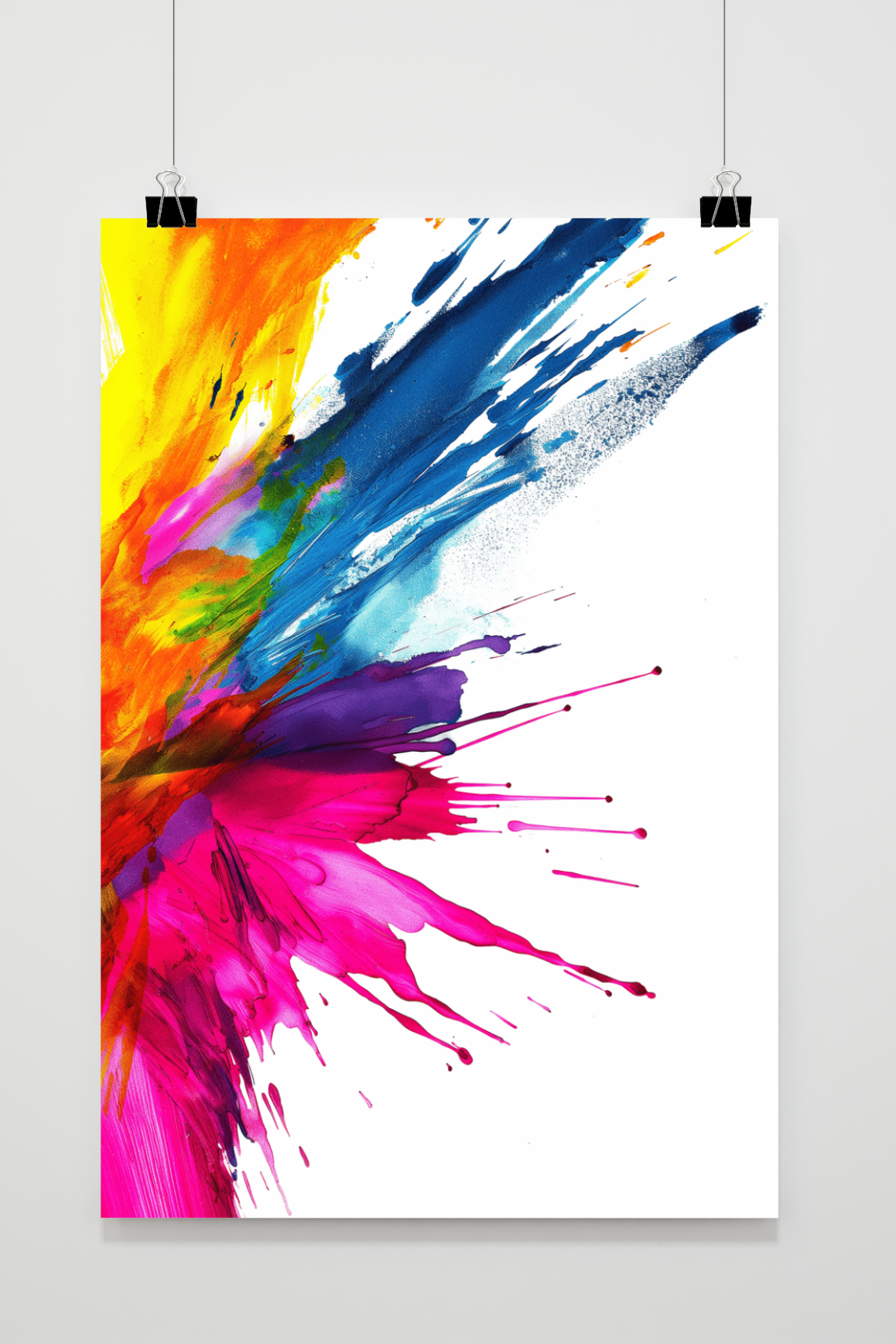 Póster Colores Splash de 25 Artstreet