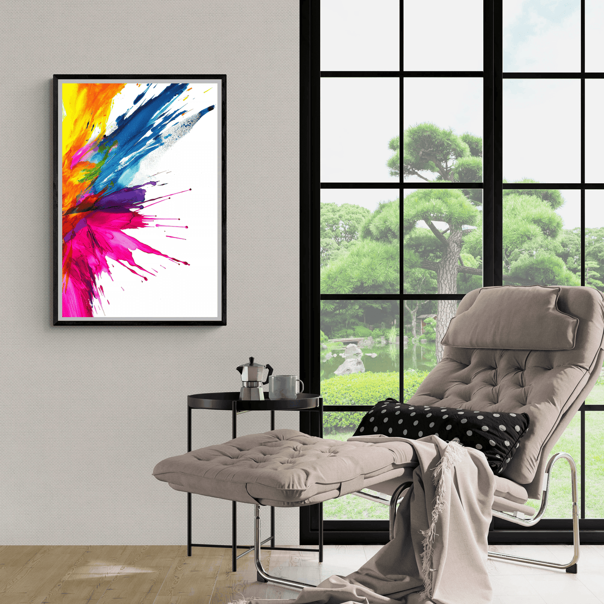 Colores Splash en un interior