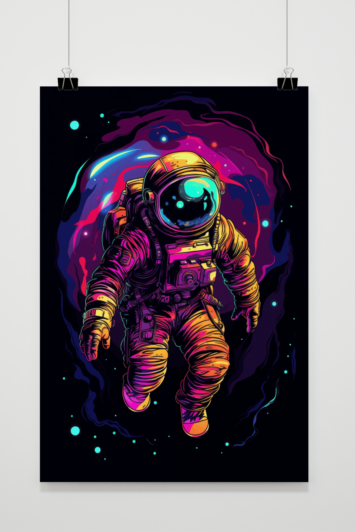 Póster Astronauta en el Universo de 25 Artstreet