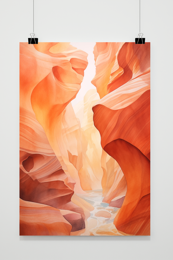 Antelope canyon poster