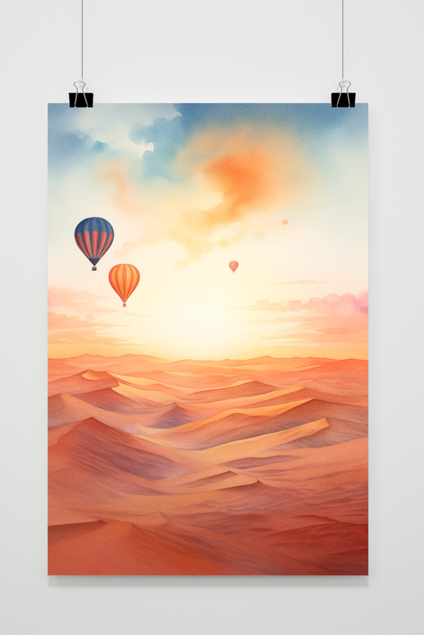 Luchtballonnen poster