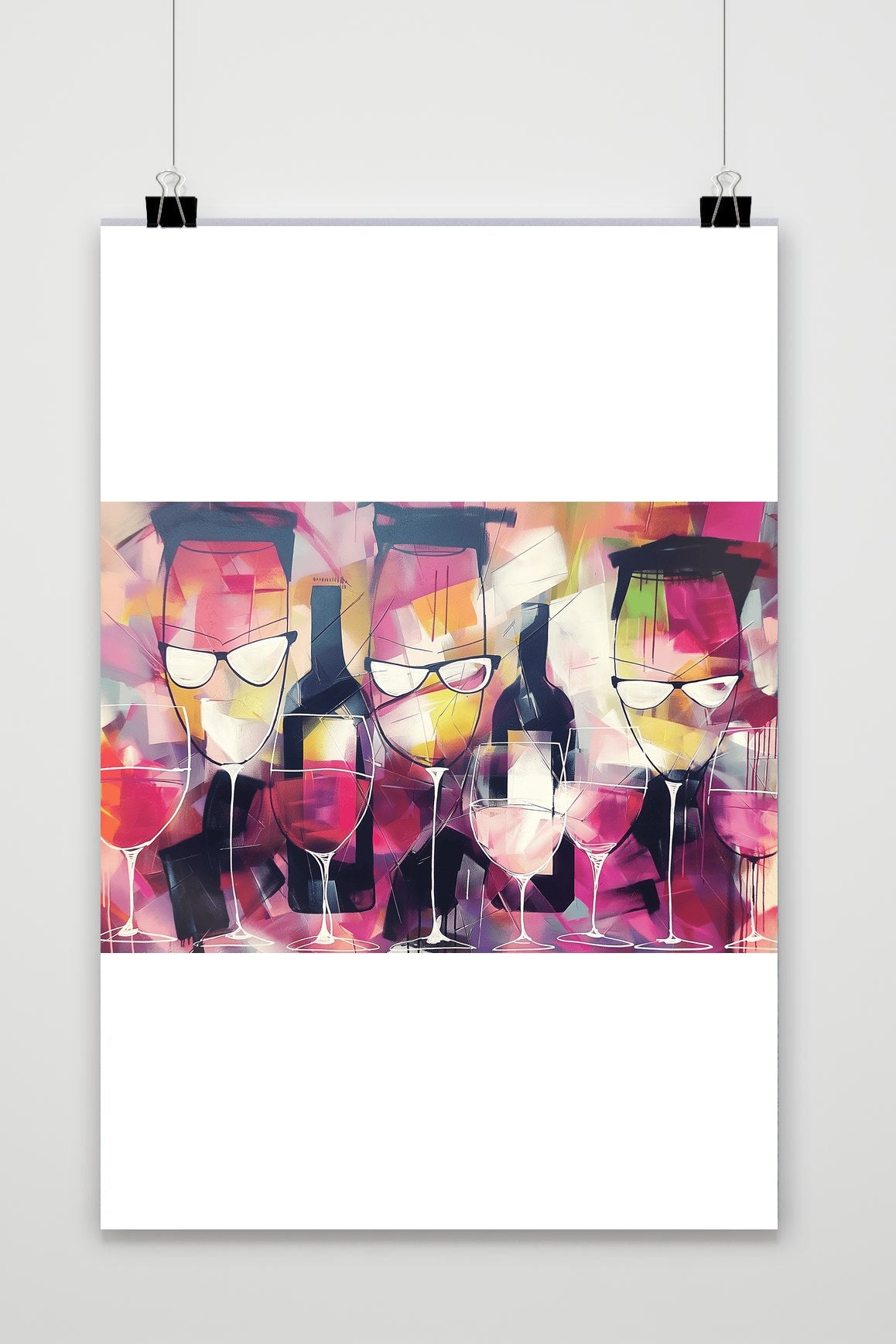 Póster Amigos del Vino de 25 Artstreet
