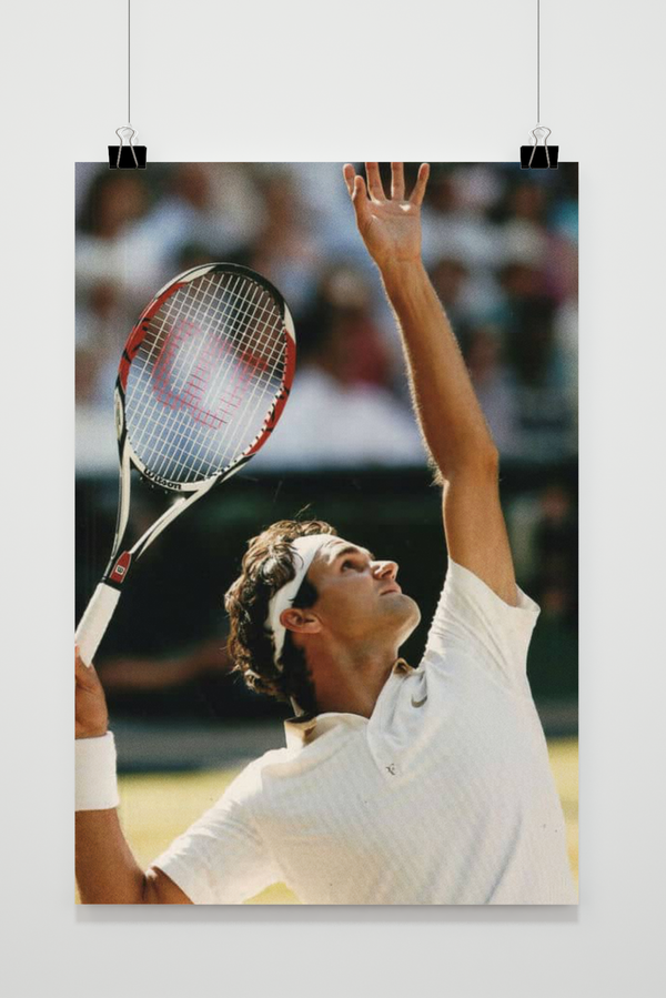 Póster Roger Federer Smash