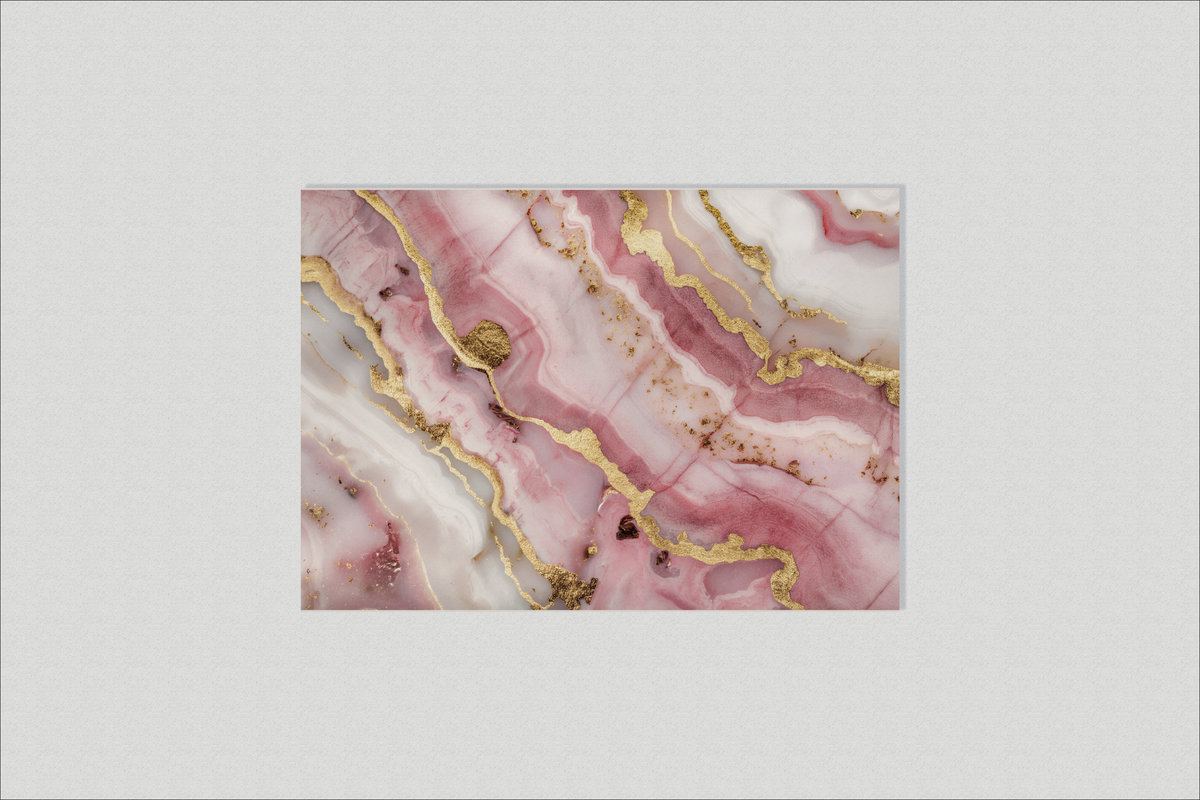 Marbre Rose Abstrait dans un intérieur