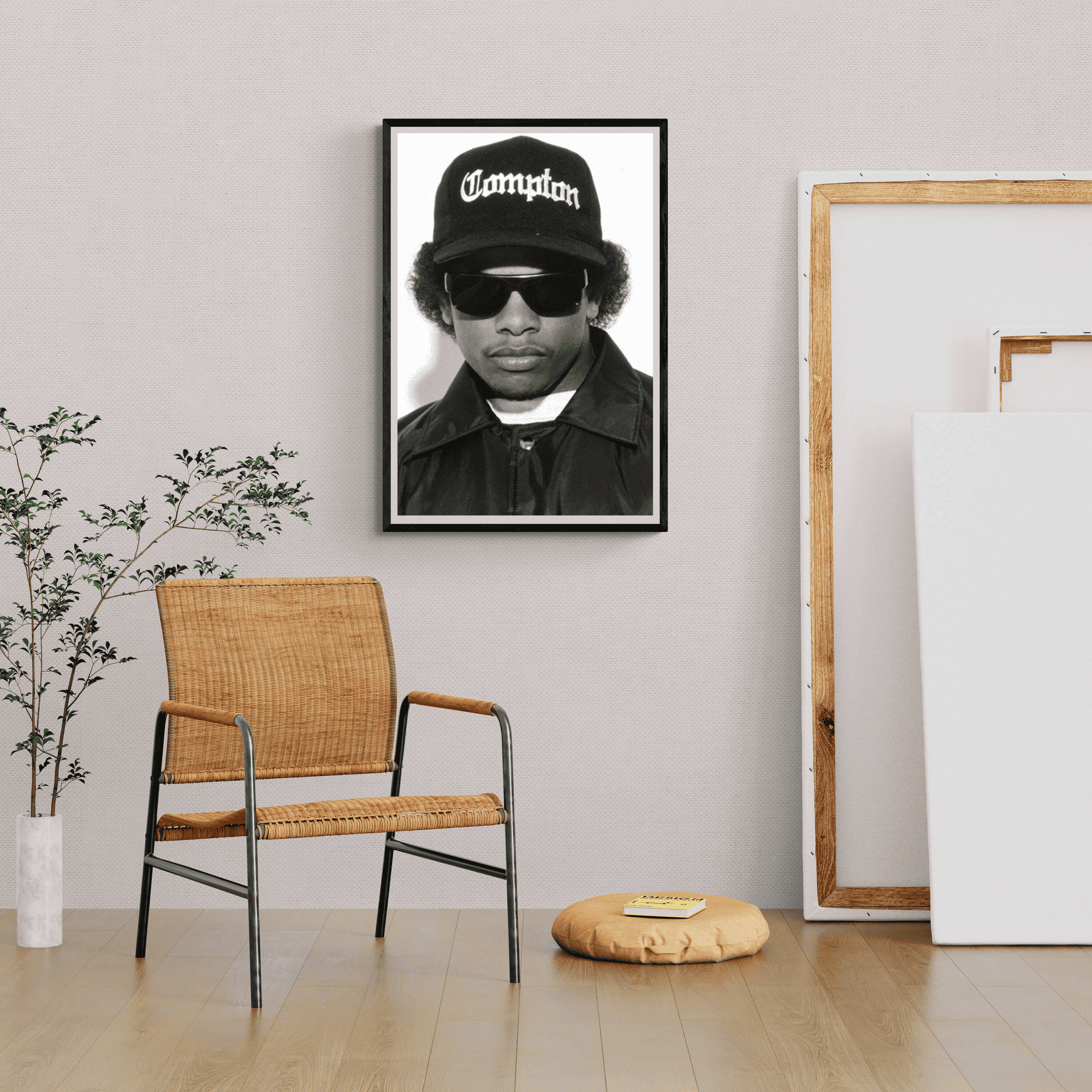 Eazy E Schwarz Weiß