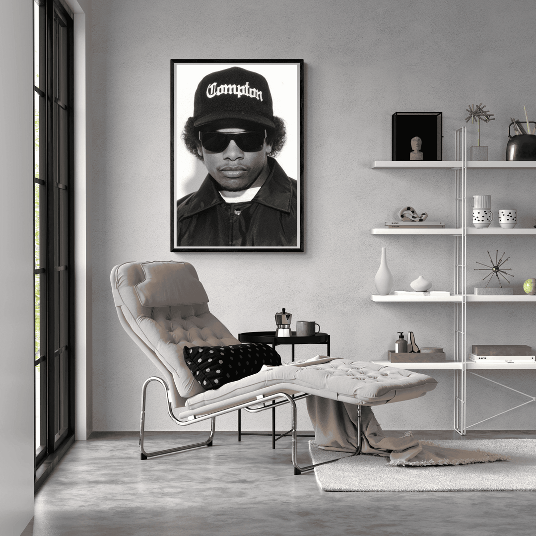 Eazy E Zwart Wit