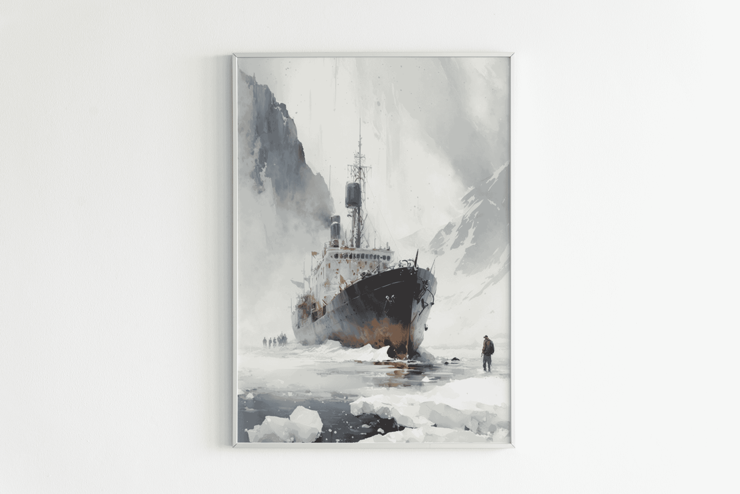 Schip in Winter