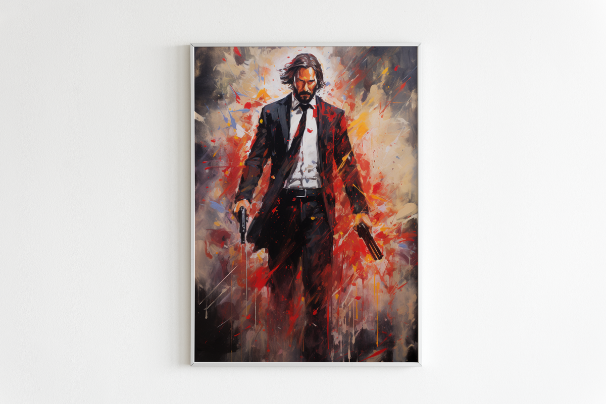 John Wick Abstract en un interior