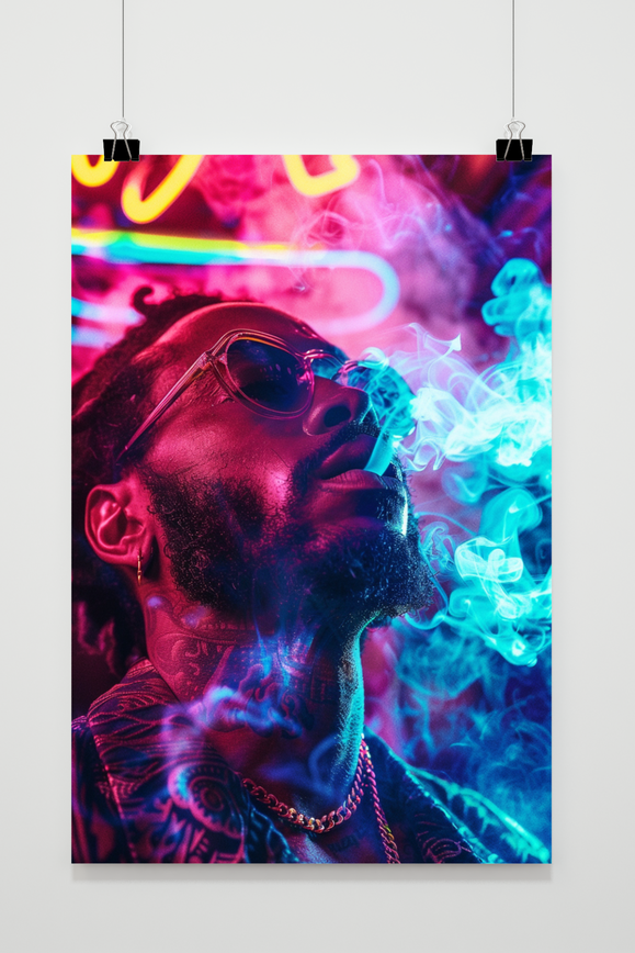 Póster Humo Neón