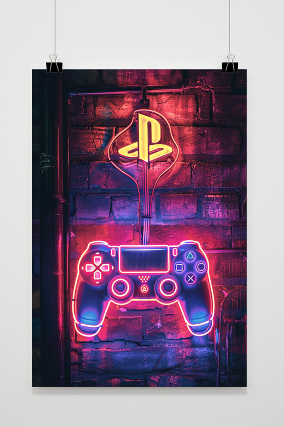 Póster Mando Playstation de 25 Artstreet
